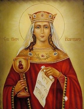 Света Варвара (982), 4 декември, традиции (857)