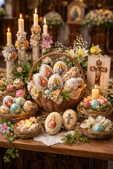 Община Симитли (121), Симитли Инфо (3418), Неделно училище (646), благотворителен великденски базар (2099), храм Рождество Богородично, базар (1311), 