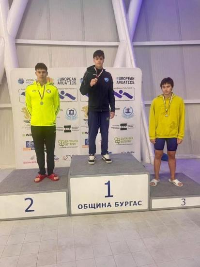 Община Симитли (121), Димитър Докузов (396), бронзови медала, плуване (397)