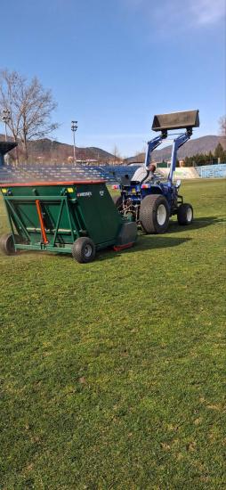 Община Симитли (121), Симитли Инфо (3418), реновиране и аериране на стадион, тревно покритие (927)