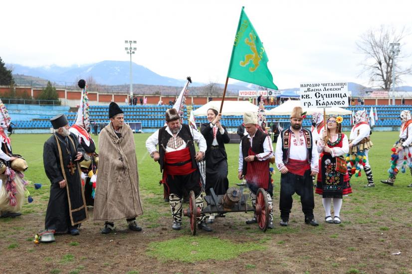 Община Симитли (121), Симитли Инфо (3418), „Симитлия – Древната земя на кукерите“ 2026 (3349), кукери (78), фестивал (615), НЧ "Васил Левски 1927", квартал Сушица, град Карлово