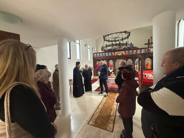 Община Симитли,  Симитли Инфо, митрополит Серафим, Апостол Апостолов, освещаване на църквата Света Троица, село Железница 