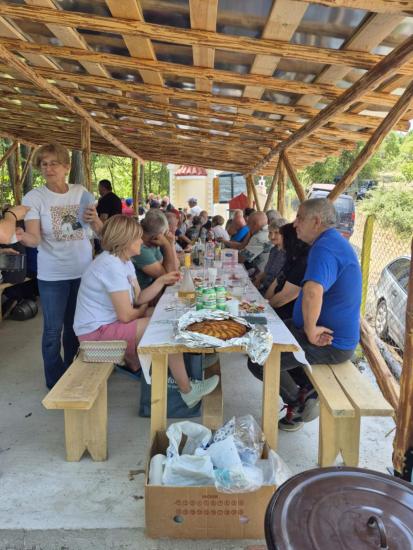 Община Симитли,  село Полена, Илинден, 20 юли, Ширината