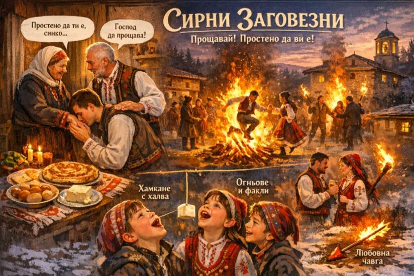 Сирница,  Сирни Заговезни,  Симитли Инфо,  традиции