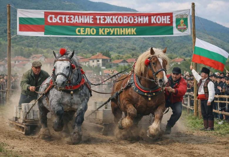 Община Симитли (121), Симитли Инфо (3418), тежковозни коне (2804), отмяна на състезанието (3759), конзаповед № РД11-627/16.03.2026 г. на изпълнителния директор на Българската агенция по безопасност на храните (3760), коне (792), местност Беглико (2739)