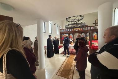 Община Симитли,  Симитли Инфо, митрополит Серафим, Апостол Апостолов, освещаване на църквата Света Троица, село Железница 