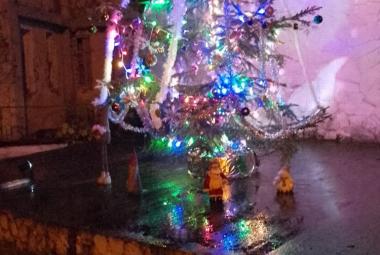 Коледни светлини, коледно дърво, село Градево, Николай Филимонов