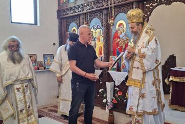 Община Симитли (121), Симитли Инфо (3418), Апостол Апостолов (206), Негово високопреосвещенство Неврокопският митрополит Серафим (1771), освещаване на храма в село Железница (3640), Свети Дух (462)